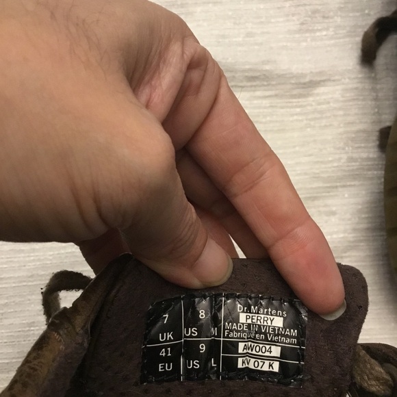 Dr. Martens Perry Oxford Leather Lace Up Shoes Size M8 W9 - Picture 12 of 13
